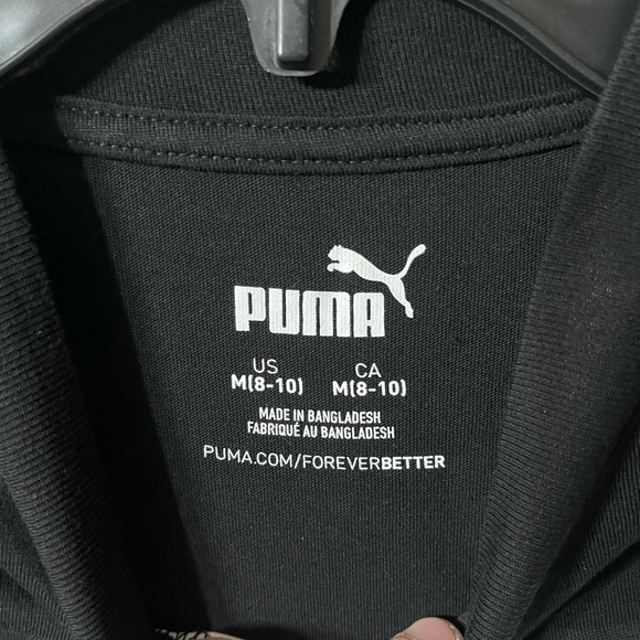 Puma Girls' Color Block Tee - Size Medium, NWT - Picture 3 of 4